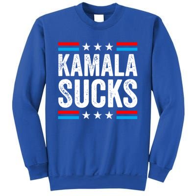 Kamala Sucks 2024 Anti Kamala Harris Us Election Political Gift Sweatshirt