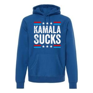 Kamala Sucks 2024 Anti Kamala Harris Us Election Political Gift Premium Hoodie