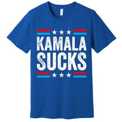 Kamala Sucks 2024 Anti Kamala Harris Us Election Political Gift Premium T-Shirt