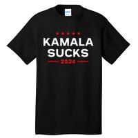 Kamala Sucks 2024 Anti Kamala Harris Tall T-Shirt