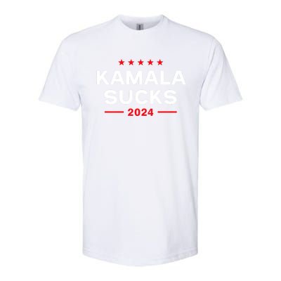 Kamala Sucks 2024 Anti Kamala Harris Softstyle CVC T-Shirt