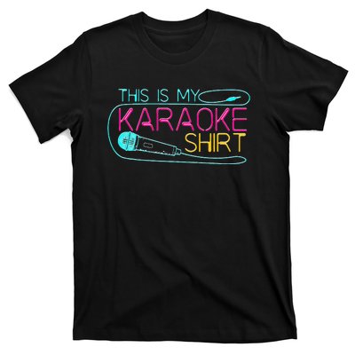 Karaoke Singer 80s Retro This Is My Karaoke T-Shirt