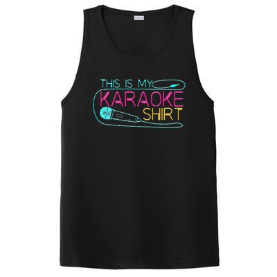 Karaoke Singer 80s Retro This Is My Karaoke PosiCharge Competitor Tank