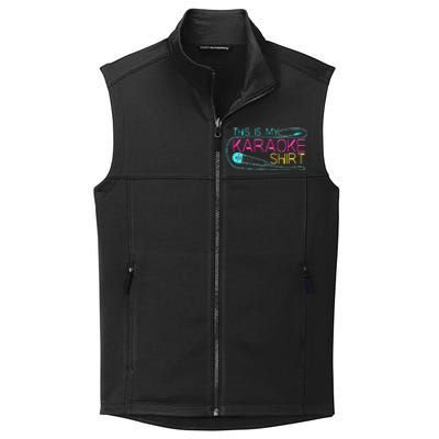 Karaoke Singer 80s Retro This Is My Karaoke Collective Smooth Fleece Vest