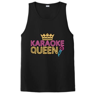 Karaoke Singer 80s Retro Vintage Karaoke Queen PosiCharge Competitor Tank