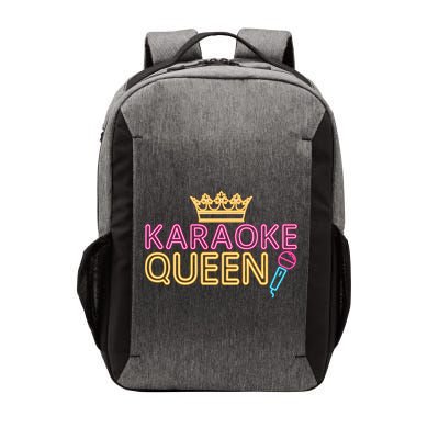Karaoke Singer 80s Retro Vintage Karaoke Queen Vector Backpack
