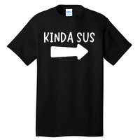 Kinda Sus Arrow Gaming Meme Matching Halloween Costume Tall T-Shirt