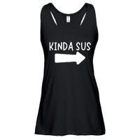 Kinda Sus Arrow Gaming Meme Matching Halloween Costume Ladies Essential Flowy Tank