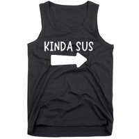 Kinda Sus Arrow Gaming Meme Matching Halloween Costume Tank Top