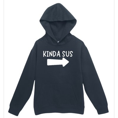 Kinda Sus Arrow Gaming Meme Matching Halloween Costume Urban Pullover Hoodie