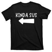 Kinda Sus Arrow Gaming Meme Matching Halloween Costume T-Shirt