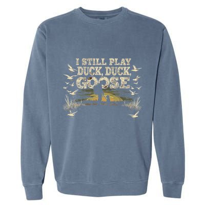 Kuiu Sitka Ak Dux Waterfowl Hunting Gear Duck Camo Funny Garment-Dyed Sweatshirt