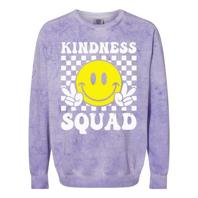 Kindness Squad Anti Bullying Unity Day Orange Colorblast Crewneck Sweatshirt