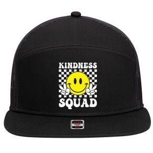 Kindness Squad Anti Bullying Unity Day Orange 7 Panel Mesh Trucker Snapback Hat