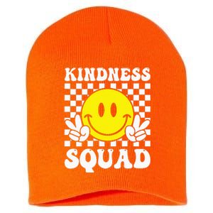 Kindness Squad Anti Bullying Unity Day Orange Short Acrylic Beanie