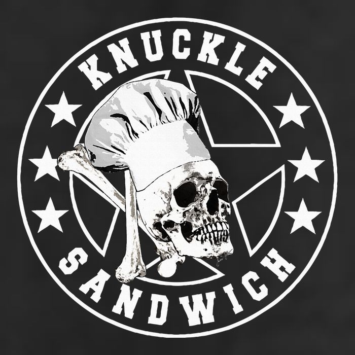 Knuckle Sandwich All Star Knockout White 7 Panel Mesh Trucker Snapback Hat