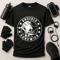 Knuckle Sandwich All Star Knockout White Cooling Performance Crew T-Shirt