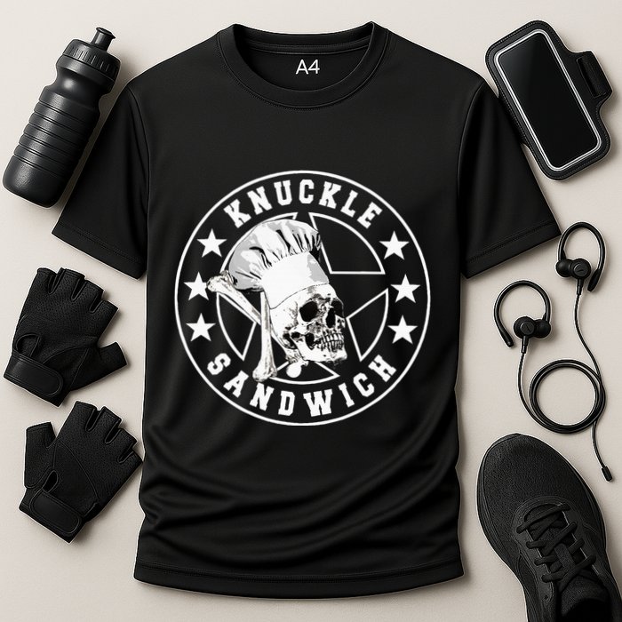 Knuckle Sandwich All Star Knockout White Cooling Performance Crew T-Shirt