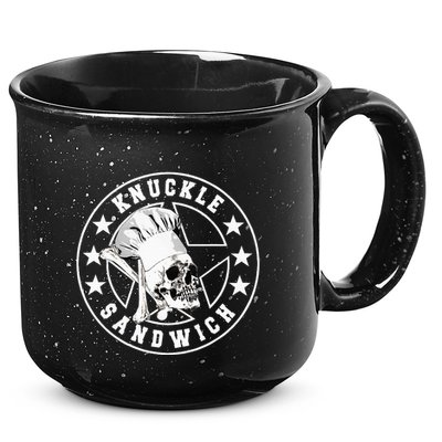 Knuckle Sandwich All Star Knockout White 15oz Campfire Ceramic Mug
