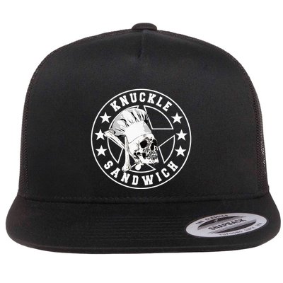 Knuckle Sandwich All Star Knockout White Flatbill Hat