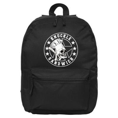 Knuckle Sandwich All Star Knockout White 16 in Basic Backpack