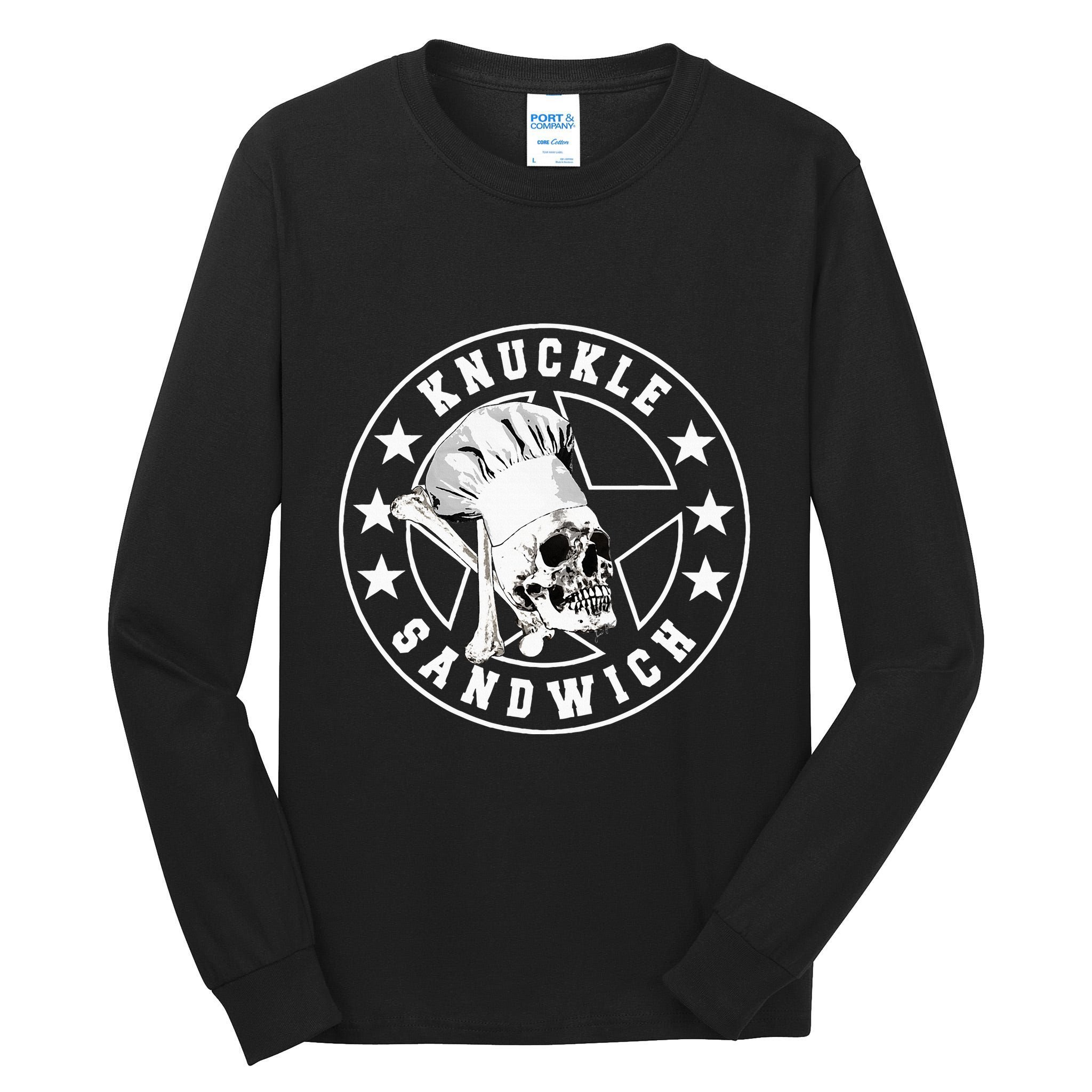 Knuckle Sandwich All Star Knockout White Tall Long Sleeve T-Shirt