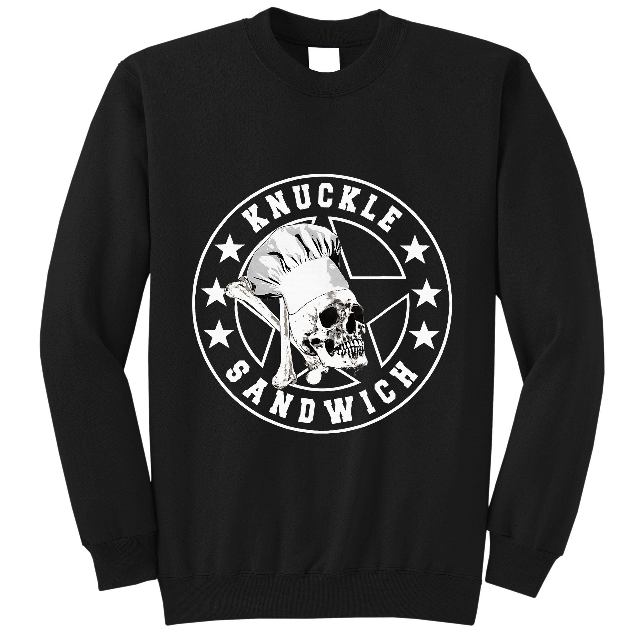 Knuckle Sandwich All Star Knockout White Tall Sweatshirt
