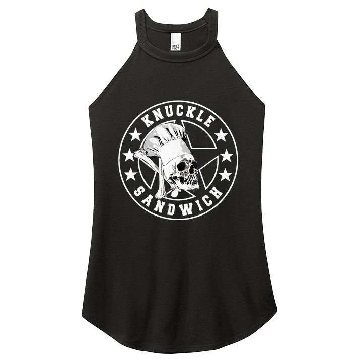 Knuckle Sandwich All Star Knockout White Women's Perfect Tri Rocker Tank
