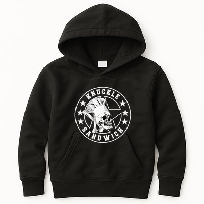 Knuckle Sandwich All Star Knockout White Kids Hoodie