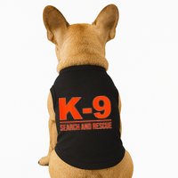 K9 Search And Rescue Sar Emergency Search Team Uniform Doggie Tank