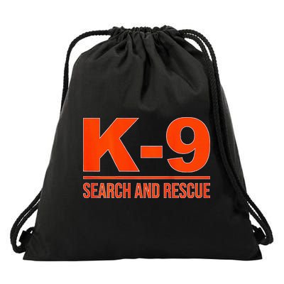 K9 Search And Rescue Sar Emergency Search Team Uniform Drawstring Bag