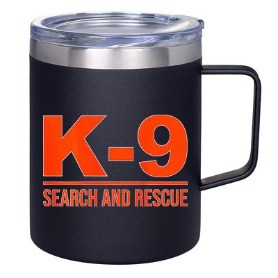 K9 Search And Rescue Sar Emergency Search Team Uniform 12oz Stainless Steel Coffee Mug