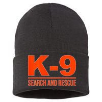 K9 Search And Rescue Sar Emergency Search Team Uniform Sustainable Knit Beanie