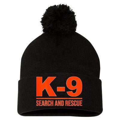 K9 Search And Rescue Sar Emergency Search Team Uniform Pom Pom 12in Knit Beanie