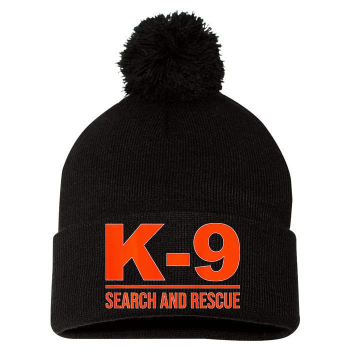 K9 Search And Rescue Sar Emergency Search Team Uniform Pom Pom 12in Knit Beanie