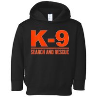 K9 Search And Rescue Sar Emergency Search Team Uniform Toddler Hoodie