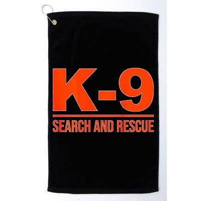 K9 Search And Rescue Sar Emergency Search Team Uniform Golf Towel