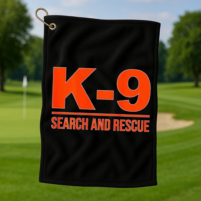 K9 Search And Rescue Sar Emergency Search Team Uniform Golf Towel