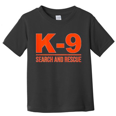 K9 Search And Rescue Sar Emergency Search Team Uniform Toddler T-Shirt