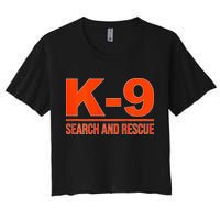 K9 Search And Rescue Sar Emergency Search Team Uniform Crop Top
