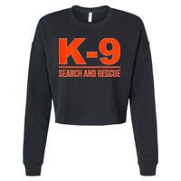 K9 Search And Rescue Sar Emergency Search Team Uniform Cropped Pullover Crew