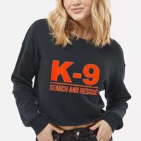 K9 Search And Rescue Sar Emergency Search Team Uniform Cropped Pullover Crew