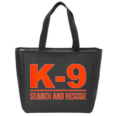 K9 Search And Rescue Sar Emergency Search Team Uniform Zip Tote Bag