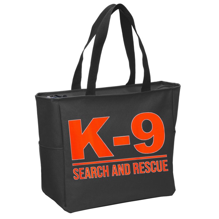 K9 Search And Rescue Sar Emergency Search Team Uniform Zip Tote Bag