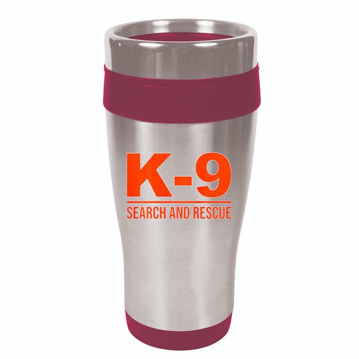 K9 Search And Rescue Sar Emergency Search Team Uniform 16oz Travel Tumbler