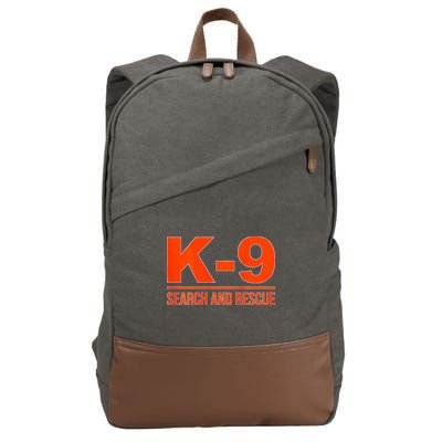 K9 Search And Rescue Sar Emergency Search Team Uniform Cotton Canvas Backpack