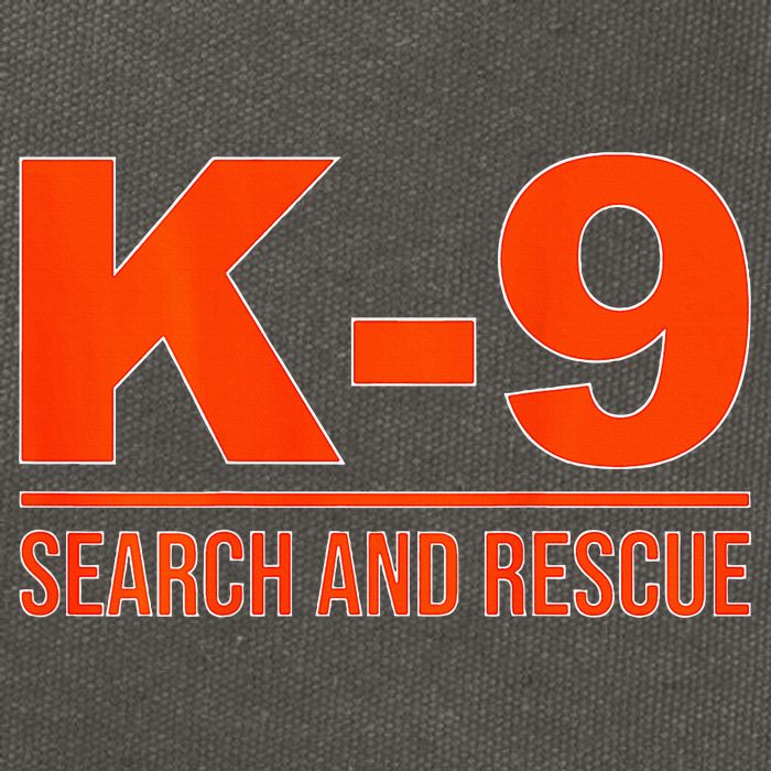 K9 Search And Rescue Sar Emergency Search Team Uniform Cotton Canvas Backpack