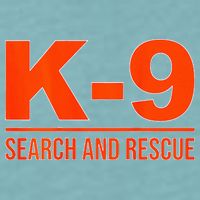 K9 Search And Rescue Sar Emergency Search Team Uniform Sueded Cloud Jersey T-Shirt