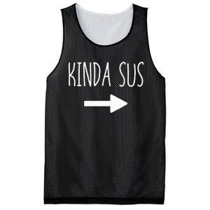 Kinda Sus Arrow Gaming Meme Matching Halloween Costume Funny Mesh Reversible Basketball Jersey Tank