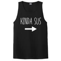 Kinda Sus Arrow Gaming Meme Matching Halloween Costume Funny PosiCharge Competitor Tank